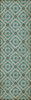 Williamsburg Bookbinder Purdie - vinyl floor cloth sizes 24x77, 30x96, 36x115