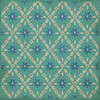 Williamsburg Naturalist Bartram - vinyl floor cloth sizes 36x36, 48x48