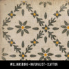 Williamsburg Naturalist Clayton - vinyl floor cloth swatch sample