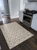 Williamsburg Naturalist Clayton - vinyl floor cloth sizes Customer use in a kitchen 