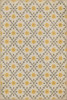 Williamsburg Naturalist Collinson - vinyl floor cloth sizes 20x30, 24x36, 30x44, 38x56, 52x76, 70x102