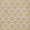 Williamsburg Naturalist Collinson - vinyl floor cloth sizes 60x60, 72x72