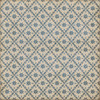 Williamsburg Naturalist Fotthergill - vinyl floor cloth sizes 96x96, 120x120