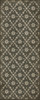 Williamsburg Naturalist Linnaeus - vinyl floor cloth sizes 30x75, 36x90
