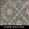 Williamsburg Naturalist Mitchell - vinyl floor cloth swatch sample