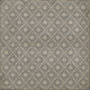 Williamsburg Naturalist Mitchell - vinyl floor cloth sizes 96x96, 120x120