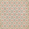 Naturalist Skipwith - vinyl floor cloth size 84x84