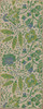Williamsburg Garden Gate The West Wind - vinyl floor cloth sizes 30x75, 36x90