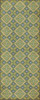 Williamsburg Tarpley Dunbar - vinyl floor cloth size 36x90