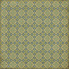 Williamsburg Tarpley Dunbar - vinyl floor cloth sizes 96x96, 120x120