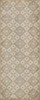 Williamsburg Tarpley Gregson - vinyl floor cloth size 36x90