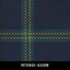 Pattern 68 Glasgow - vinyl floor cloth sample swatch
