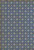 Pattern 70 Dress Blues - vinyl floor cloth sizes 96x140, 120x175
