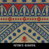 Pattern 75 Be Grateful - vinyl floor cloth swatch sample