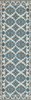 Williamsburg Archibald Davidson - vinyl floor cloth sizes 24x77, 30x96, 36x115