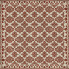 Williamsburg Archibald Loves Secret - vinyl floor cloth sizes 96x96, 120x120