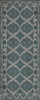 Williamsburg Archibald Mock on Voltaire - vinyl floor cloth size 36x90