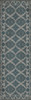 Williamsburg Archibald Mock on Voltaire - vinyl floor cloth size 36x115