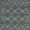 Williamsburg Archibald Mock on Voltaire - vinyl floor cloth sizes 36x36, 48x48