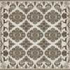 Williamsburg Archibald The Ancient Bard - vinyl floor cloth sizes 36x36, 48x48