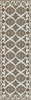 Williamsburg Archibald The Ancient Bard - vinyl floor cloth size 36x115
