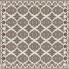 Williamsburg Archibald The Ancient Bard - vinyl floor cloth size 84x84