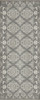 Williamsburg Archibald The Grey Monk - vinyl floor cloth sizes 30x75, 36x90