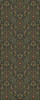 Williamsburg Franklin Afterwit - vinyl floor cloth sizes 30x75, 36x90
