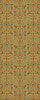 Williamsburg Franklin Bagatelles - vinyl floor cloth size 36x90