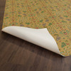 Williamsburg Franklin Bagatelles - vinyl floor cloth underside 