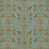 Williamsburg Franklin Polly Baker - vinyl floor cloth sizes 36x36, 48x48
