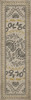 Williamsburg Cozens Brocade Early One Morning - vinyl floor cloth sizes 24x77, 30x96,  36x115
