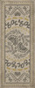 Williamsburg Cozens Brocade Early One Morning - vinyl floor cloth sizes 30x75, 36x90