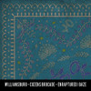 Williamsburg Cozens Brocade Enraptured I Gaze - vinyl floor cloth swatch sample