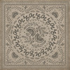 Williamsburg Cozens Brocade Over the Hills and Far Away - vinyl floor cloth, Image for all square sizes