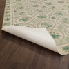 Williamsburg Crewelwork Gayfeather - vinyl floor cloth underside 