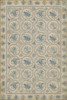 Williamsburg Crewelwork Harvestbell - vinyl floor cloth, Image for all rectangle sizes