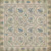Williamsburg Crewelwork Harvestbell - vinyl floor cloth, Image for all square sizes