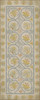 Williamsburg Crewelwork Sweetflag - vinyl floor cloth sizes 30x75, 36x90