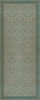 Classic Pattern 21 Alice in Wonderland - vinyl floor cloth sizes 30x75, 36x90