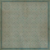 Classic Pattern 21 Alice in Wonderland - vinyl floor cloth sizes 36x36, 48x48, 60x60