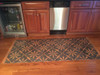 Roycrofter No Enemy but Himself - vinyl floor cloth used in a kitchen 