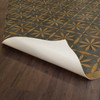 Roycrofter No Enemy but Himself - vinyl floor cloth underside 