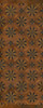 Roycrofter Time and Chance - vinyl floor cloth sizes 30x75, 36x90