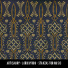 Lord Byron Stanzas for Music - vinyl floor cloth swatch sample