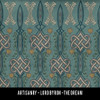 Lord Byron The Dream - vinyl floor cloth swatch sample