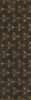 Illuminated Rock Star - vinyl floor cloth sizes 24x77, 30x96, 26x83, 36x115