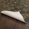 Illuminated Shooting Star - vinyl floor cloth underside