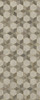 Illuminated Starlight - vinyl floor cloth sizes 30x75, 36x90