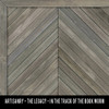 The Legacy In the Track of the Book Worm - vinyl floor cloth swatch sample